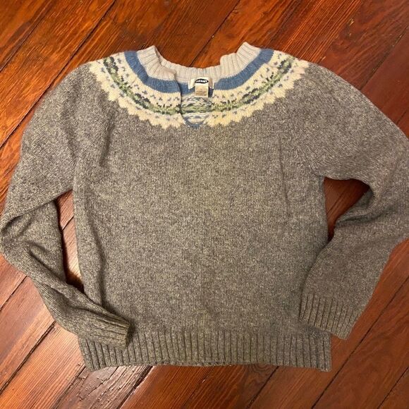 Old Navy Sweater Gray Large SMALL - Picture 1 of 9